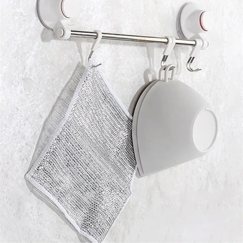 Scratch-resistant cloth for gentle and effective cleaning (X3)
