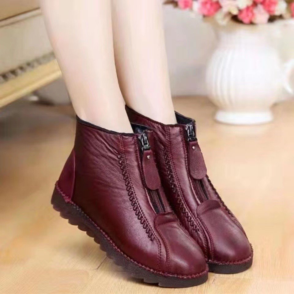 Rutschfeste Stiefeletten aus Kunstleder: Eleganz und Sicherheit im Alltag