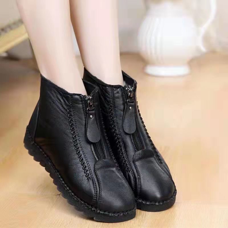 Rutschfeste Stiefeletten aus Kunstleder: Eleganz und Sicherheit im Alltag
