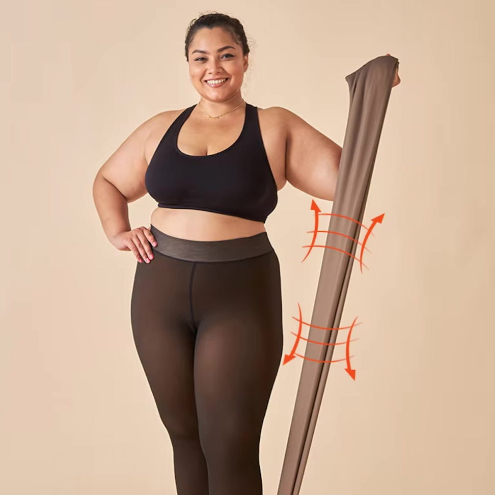 El panty de polar transparente