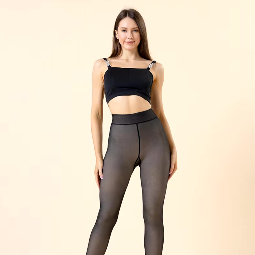El panty de polar transparente