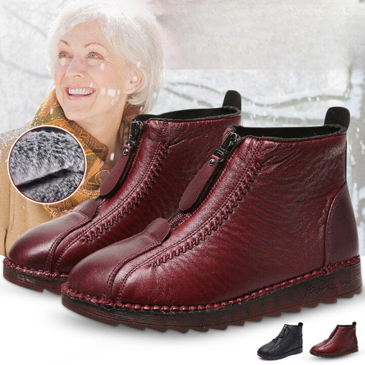 Rutschfeste Stiefeletten aus Kunstleder: Eleganz und Sicherheit im Alltag