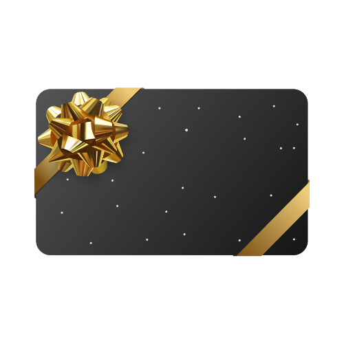 Zwarte Cadeaubon 